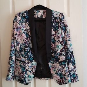 Lauren Conrad floral dress blazer